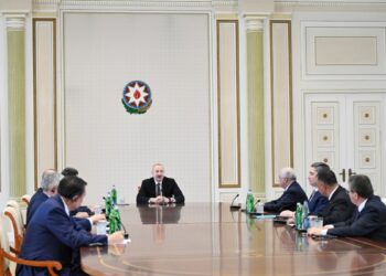 Prezident TDT-yə üzv dövlətlərin hökumət başçılarının görüşünün iştirakçılarını qəbul edib – FOTO
