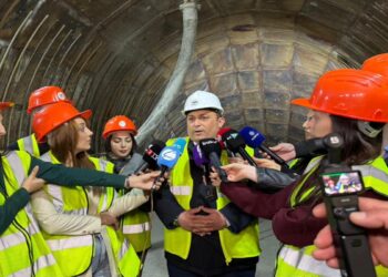 Bakı metrosunda 200 metrlik tunelin inşasında ilk mərhələ tamamlanıb