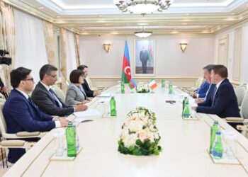 İrlandiya-Azərbaycan parlamentlərarası dostluq qrupunun üzvləri ilə görüş olub