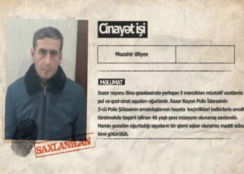 Binədə 9 mənzildən oğurluq edən şəxs həbs edilib – VİDEO