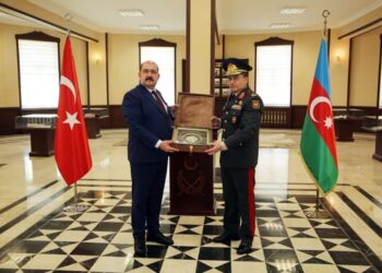 Türkiyənin Milli Müdafiə Universitetinin rektor müavini Naxçıvanda olub
