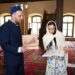 Leyla Əliyeva və Arzu Əliyeva Şəkidə Xan məscidini ziyarət ediblər