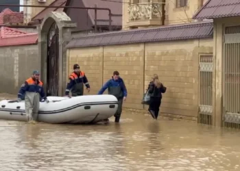 Dağıstanda güclü yağışlardan sonra 500-dən çox ev su altında qalıb