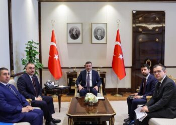 Cevdet Yılmaz Azərbaycanın Ankaradakı səfiri ilə görüşdü