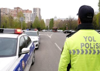 Yol polisi “Təmiz hava” aylığı ilə bağlı tədbir keçirib – VİDEO