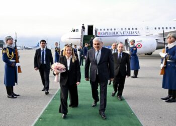 İtaliyanın Baş naziri Corcia Meloni Azərbaycana səfərə gəlib