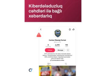 ETX kiberdələduzluq cəhdləri ilə bağlı vətəndaşlara xəbərdarlıq edib