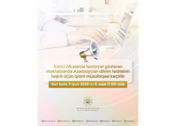 Xaricdəki məktəblərdə Azərbaycan dilinin tədrisi üçün qrant müsabiqəsi keçirilir