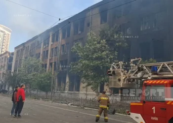 Kiyevə raket hücumu zamanı Azərbaycanın Ukraynadakı səfirliyinə ziyan dəyib
