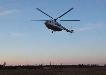 Rusiyada helikopterin sərt enişi zamanı 10 nəfər yaralanıb
