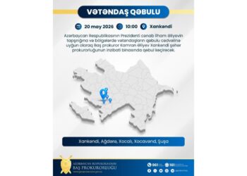 Baş prokuror Xankəndidə vətəndaşları qəbul edəcək