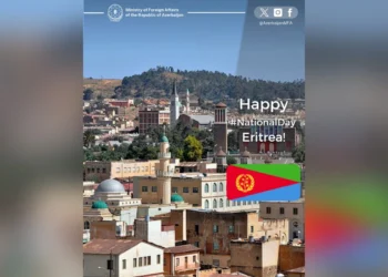 Azərbaycan XİN Eritreyanı Milli Günü münasibətilə təbrik edib