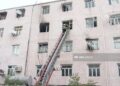 Bakıda yaşayış binasında yanğın söndürülüb – YENİLƏNİB