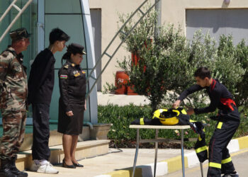 Bakıda “Gənc xilasedici və yanğınsöndürən” yarışlarının zona birinciliyi keçirildi