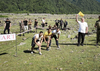 FHN-in Mülki müdafiə qoşunlarında çoxnövçülük idmanı üzrə birincilik keçirilib
