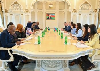Sahibə Qafarova Mozambik Respublika Assambleyasının sədri ilə görüşdü