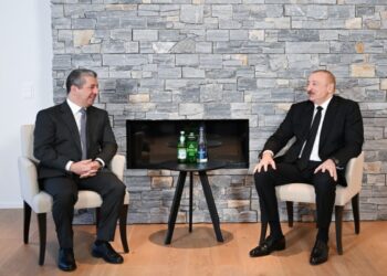 Məsrur Bərzani Prezident İlham Əliyevə təbrik ünvanlayıb