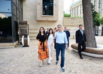Leyla Əliyeva və Arzu Əliyeva Dənizkənarı Milli Parkda açılış və təqdimat mərasimlərində iştirak ediblər – FOTO