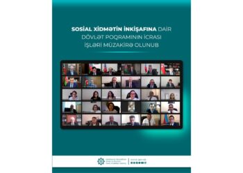 Sosial xidmətin inkişafına dair Dövlət Poqramının icrası müzakirə olunub