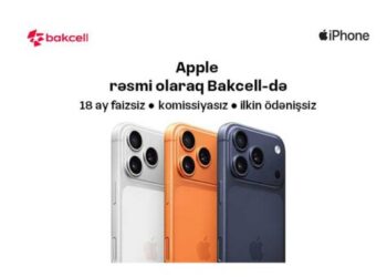 Apple məhsullarını rəsmi olaraq Bakcell Shop-da əldə et!