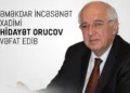 Mədəniyyət Nazirliyi Hidayət Orucovun ailəsinə başsağlığı verib