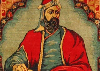 Gəncəvinin büstünün üstü bağlandı – Video