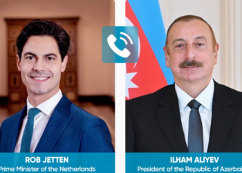 İlham Əliyev Niderlandın Baş naziri ilə telefon danışığı aparıb