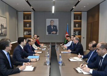 Ceyhun Bayramov Türk İnvestisiya Fondunun Prezidentinin rəhbərlik etdiyi nümayəndə heyətini qəbul edib