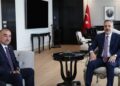 Hakan Fidan Azərbaycanın Türkiyədəki səfiri ilə görüşdü