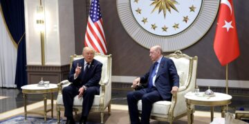 Ərdoğan və Tramp Ankarada F-35, Kaan mühərrikləri və regional böhranları müzakirə edirlər