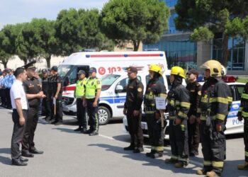 FHN-in Bakı Regional Mərkəzi mülki müdafiə məşqləri keçirib
