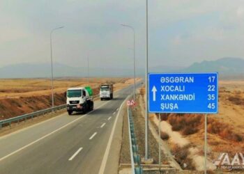Əsgəran–Xocalı–Xankəndi avtomobil yolunun tikintisi 86 faiz icra olunub