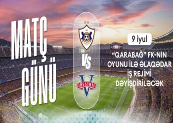 Bakı metrosu “Qarabağ” – “Vestri” oyununa görə gücləndirilmiş rejimdə işləyəcək