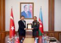 Zakir Həsənov Selçuk Bayraktarın rəhbərlik etdiyi nümayəndə heyəti ilə görüşüb