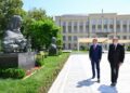 Prezidentlər İlham Əliyev və Peter Pelleqrini Şuşada işğal dövründə güllələnmiş büstlərinə baxıblar