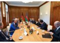 Azərbaycan və Almaniya prezidentlərinin geniş tərkibdə görüşü olub