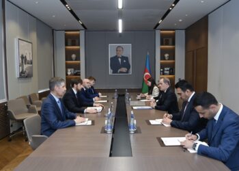 Ceyhun Bayramov Rusiya Prezidentinin köməkçisi ilə görüşüb