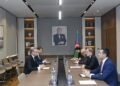 Ceyhun Bayramov Almaniyanın Azərbaycana yeni təyin olunmuş səfirini qəbul edib