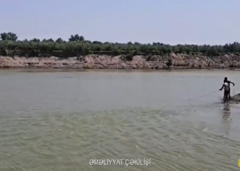 Çayda batma təhlükəsi olan 23 yaşlı oğlan xilas edilib – VİDEO
