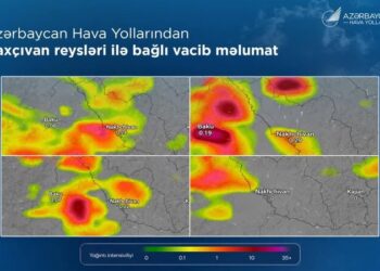 Bakı-Naxçıvan reysləri ildırımlı hava şəraiti səbəbindən təxirə salındı