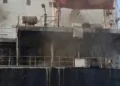 Odessa yaxınlığında dronla vurulan gəmidən xilas edilən azərbaycanlılar Vətənə yola salınıb