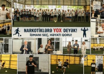 Bakıxanov qəsəbəsində “İdman narkotiklərə qarşı: sağlam həyatı seç!” layihəsi çərçivəsində tədbir keçirilib – FOTOLAR