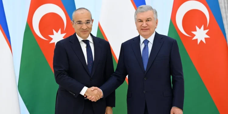 Mikayıl Cabbarov Özbəkistan Prezidenti ilə görüşüb, ticarət və investisiya təşəbbüsləri barədə danışıb