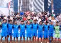 Çimərlik futbolu üzrə Azərbaycan millisi Avropa çempionatında pley-offa yüksəldi