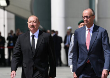 Prezident İlham Əliyev və Federal Kansler Fridrix Merts mətbuata bəyanatlarla çıxış ediblər – YENİLƏNDİ