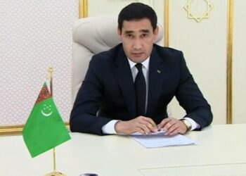 Türkmənistan Prezidenti Mikayıl Cabbarovun rəhbərlik etdiyi nümayəndə heyətini qəbul edib