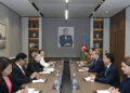 Ceyhun Bayramov BMT rəsmisi ilə görüşdü