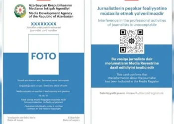 Jurnalist vəsiqəsinə görə 20 manatlıq ödəniş ləğv edildi