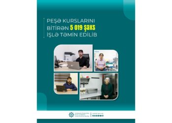 Bu il peşə kurslarını bitirən 5019 şəxs işlə təmin edilib