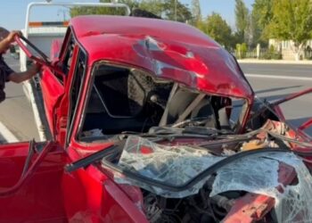 Naxçıvanda yol qəzasında 3 nəfər xəsarət alıb – FOTO